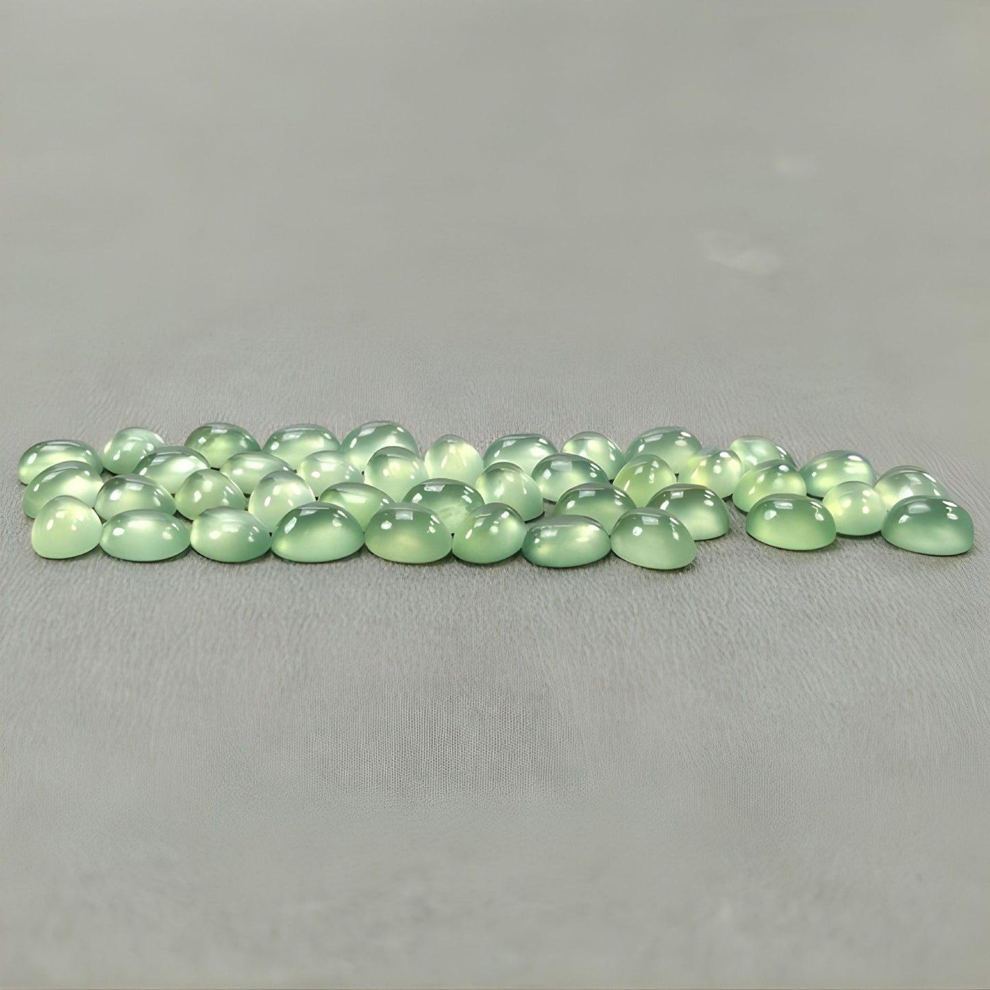 51.35cts Serpentine Gemstone Natural Untreated Cabochon Oval Shape 40pcs