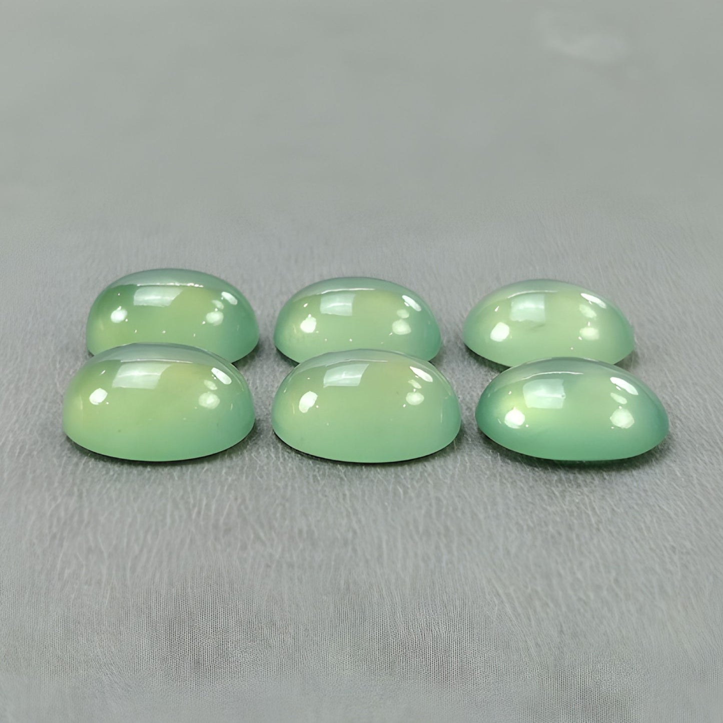 40.70cts Antigorite Serpentine Gemstone Natural Untreated Cabochon Oval Shape 6pcs