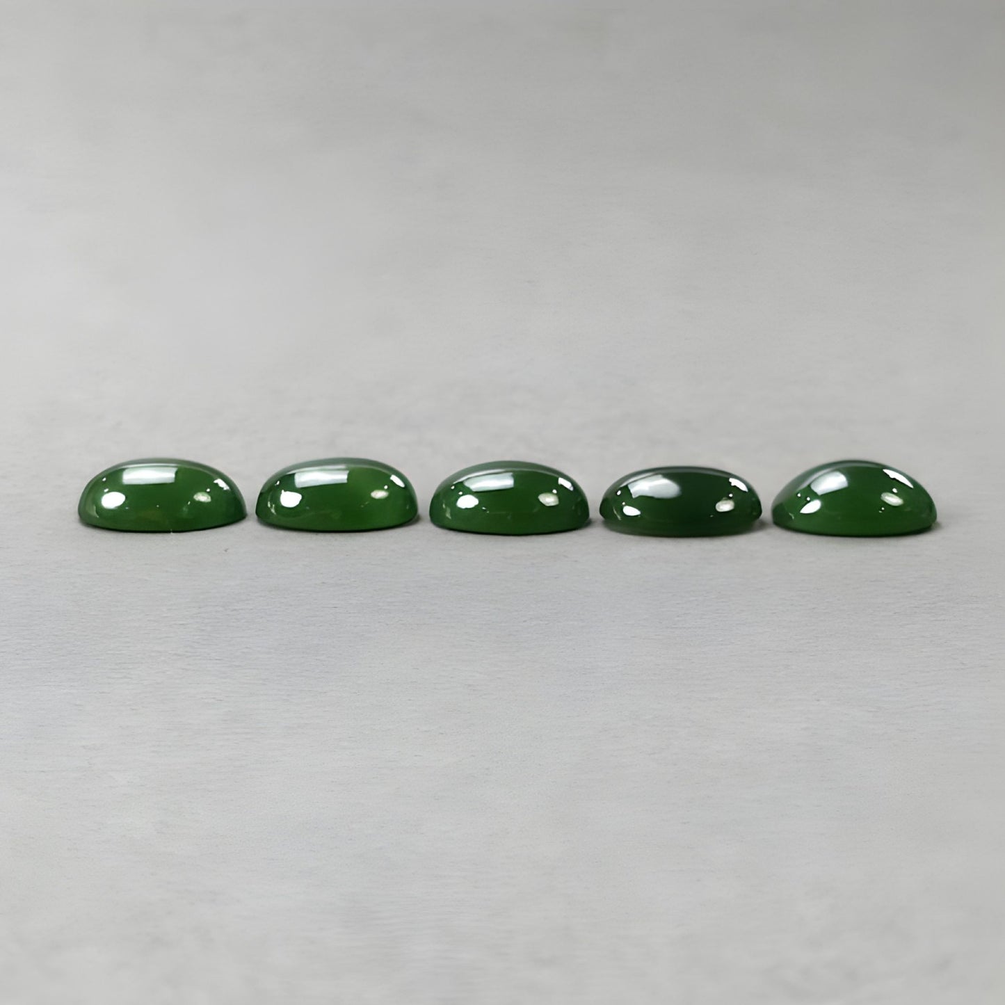 54.80cts Antigorite Serpentine Gemstone Natural Untreated Cabochon Oval Shape 5pcs