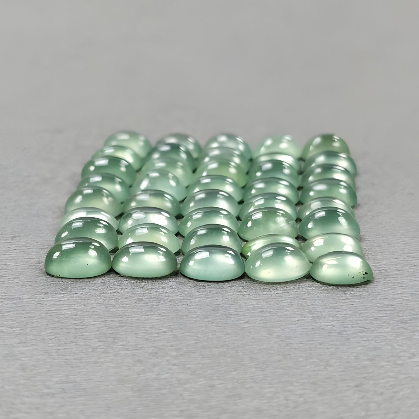 32.40cts Antigorite Serpentine Gemstone Natural Untreated Cabochon Oval Shape 40pcs