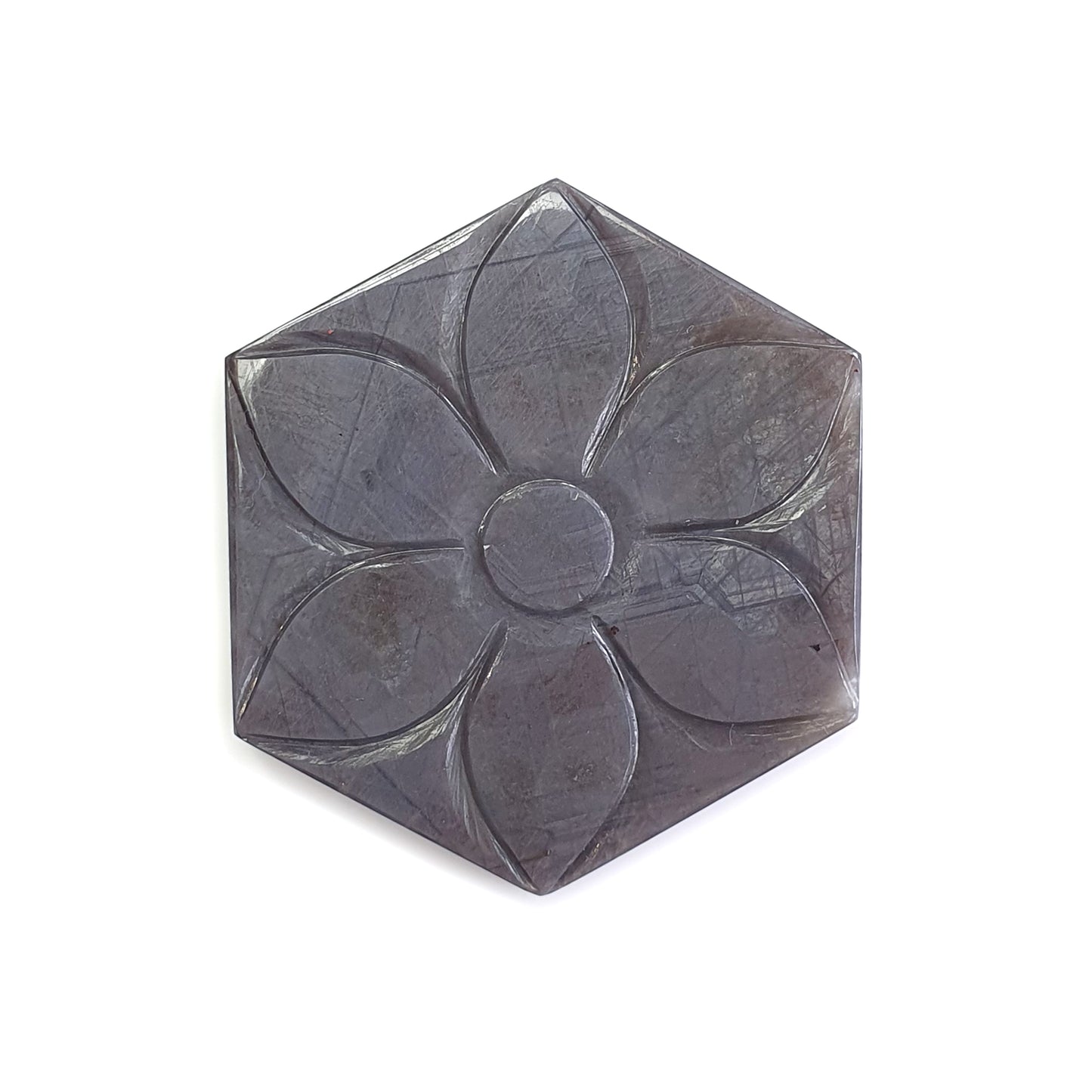 silver sapphire carving gemstone