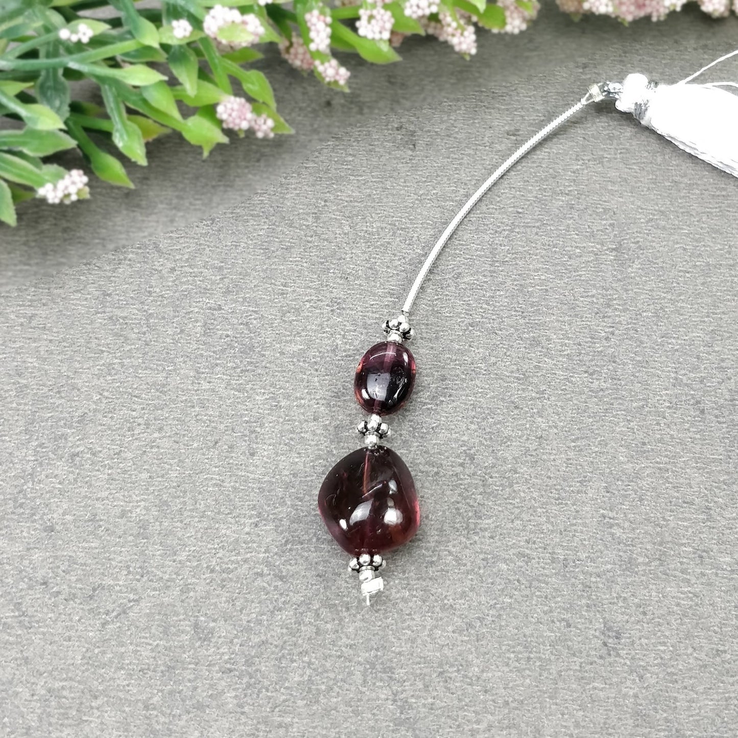 cuentas de turmalina sandía