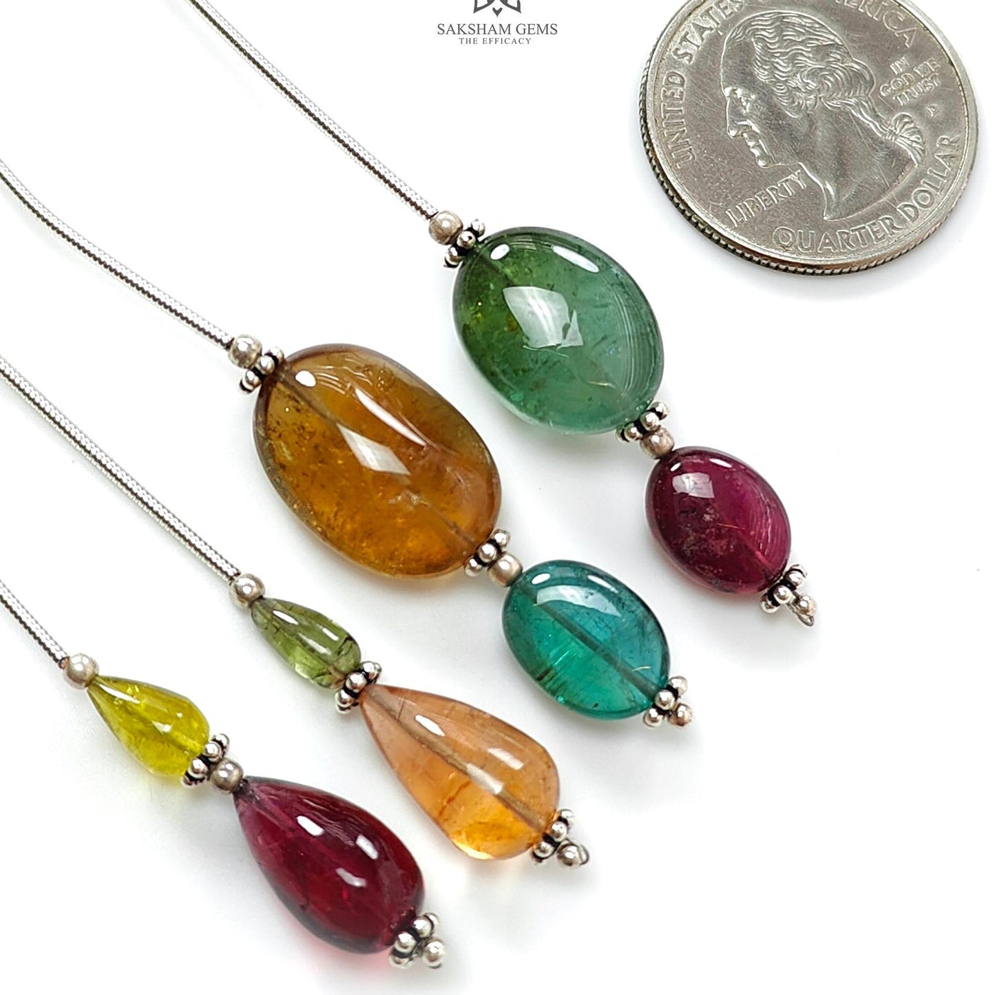 Watermelon Tourmaline Loose Beads : Natural Untreated Rubellite Tourmaline Gemstone Oval Teardrop Shape Plain Beads For Jewelry