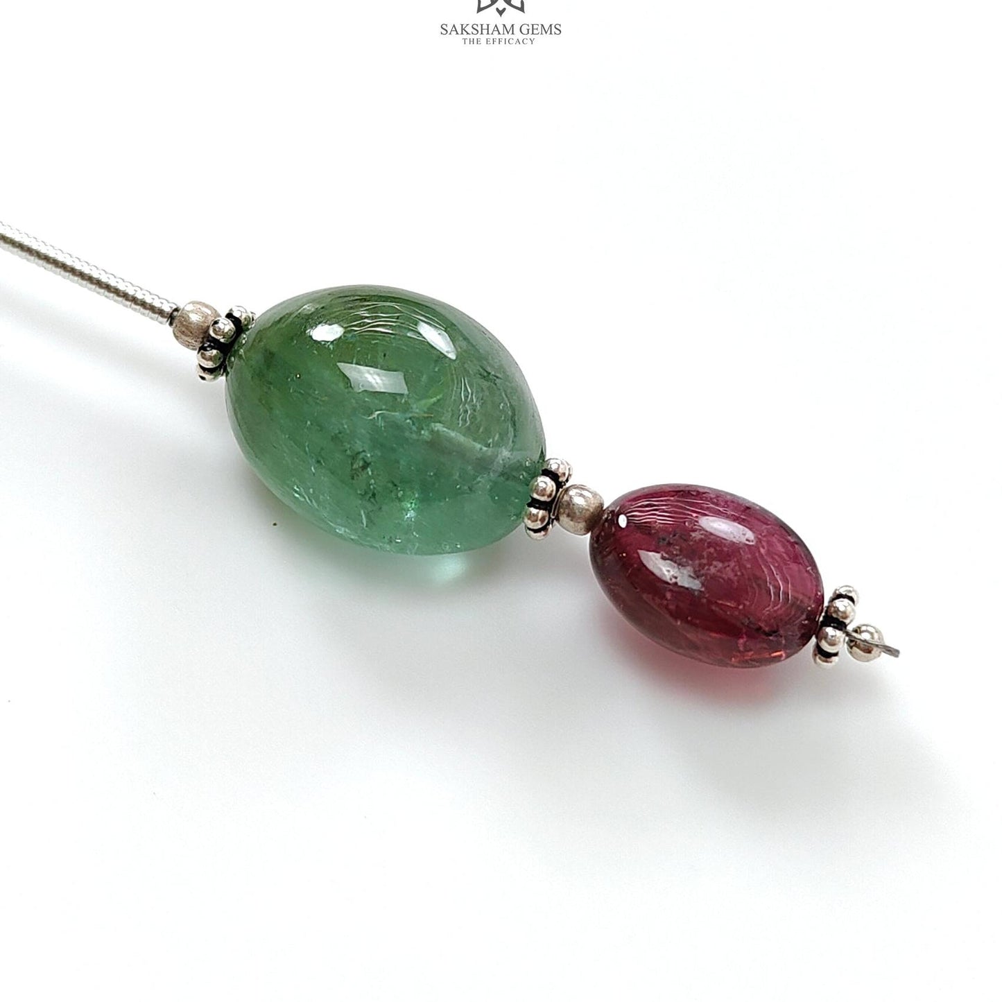 Watermelon Tourmaline Loose Beads : Natural Untreated Rubellite Tourmaline Gemstone Oval Teardrop Shape Plain Beads For Jewelry