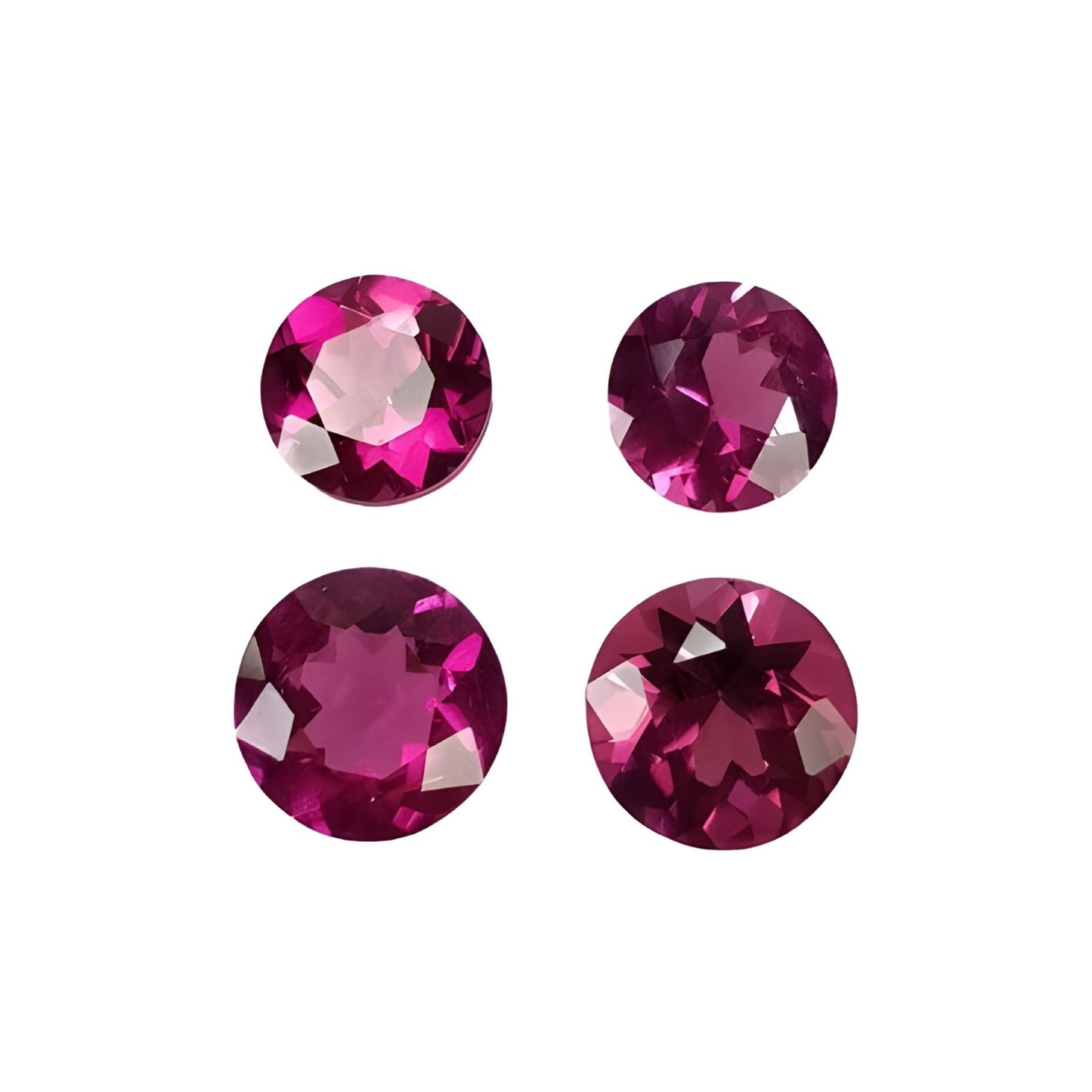 tourmaline round shape faceted cut