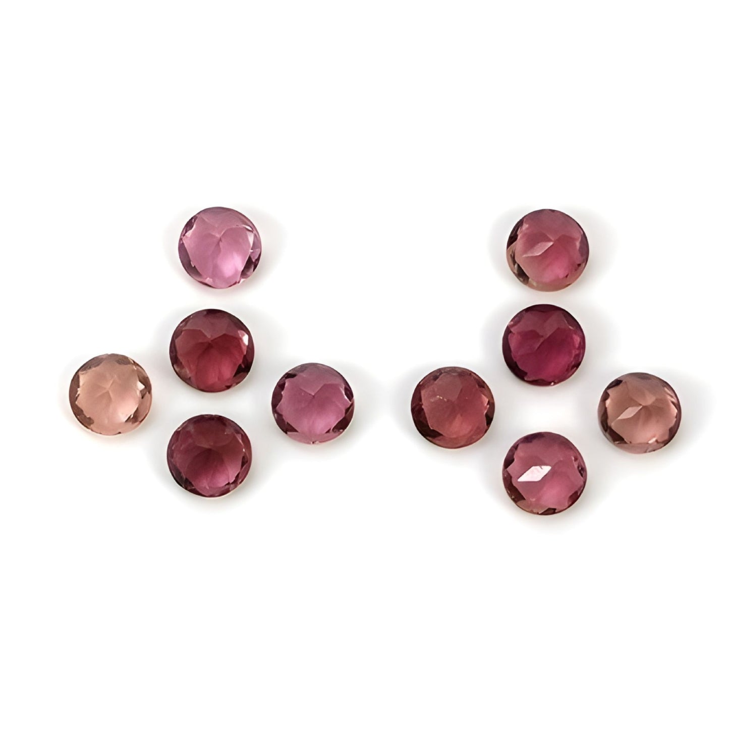 حجر التورمالين الكريم الطبيعي غير المعالج