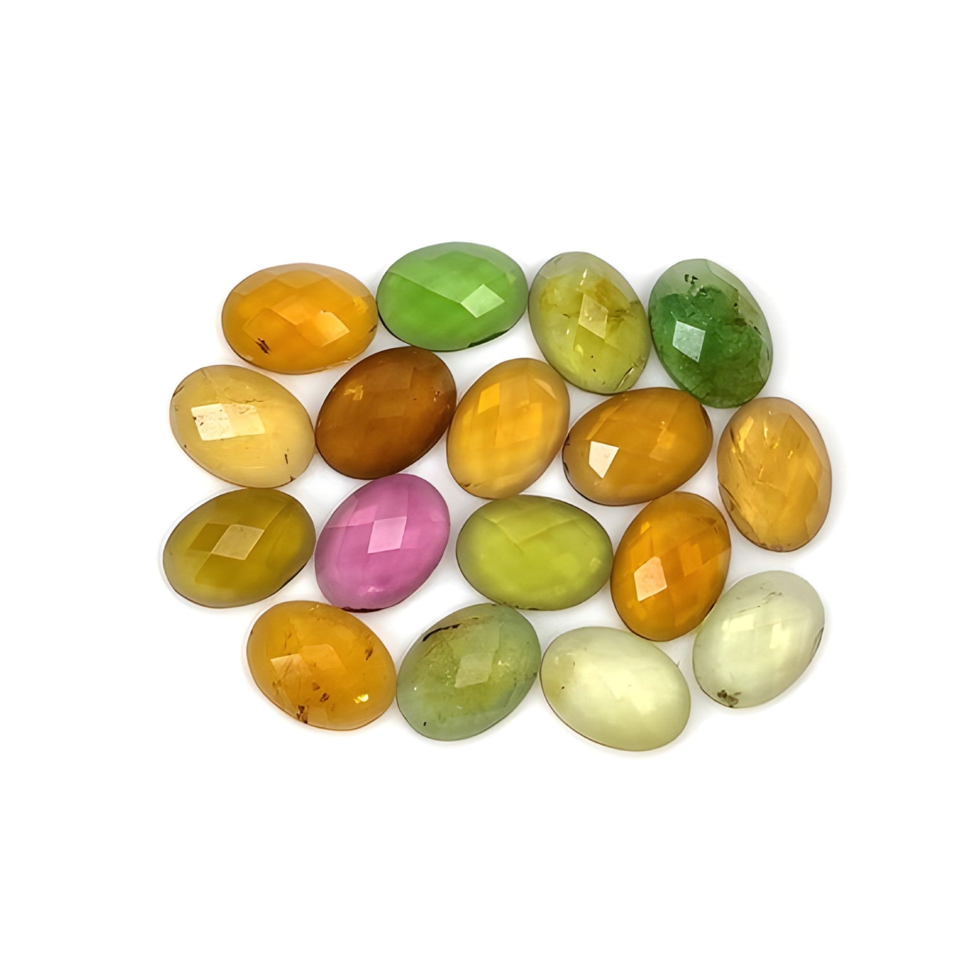 tourmaline checker cut gemstone