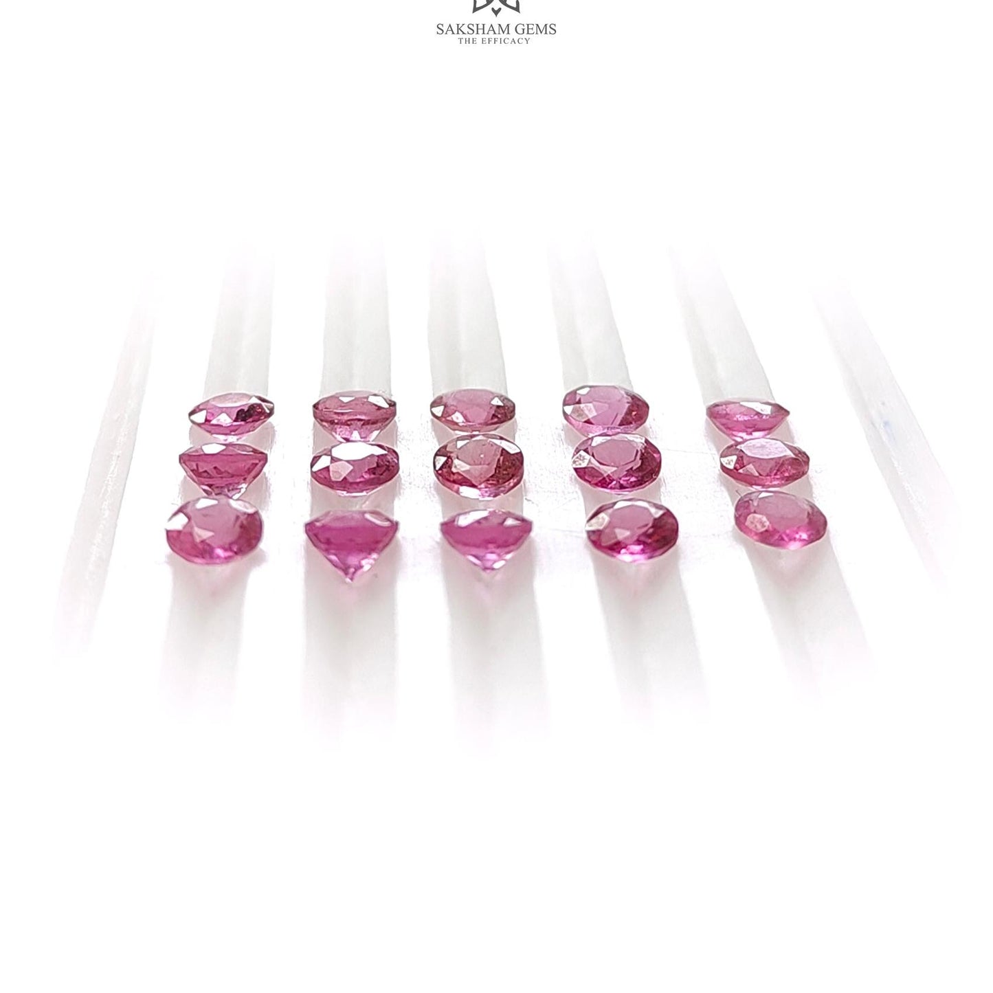 Pink Tourmaline Gemstone Faceted Cut: Natural Untreated Tourmaline Round Shape Lot For Jewelry