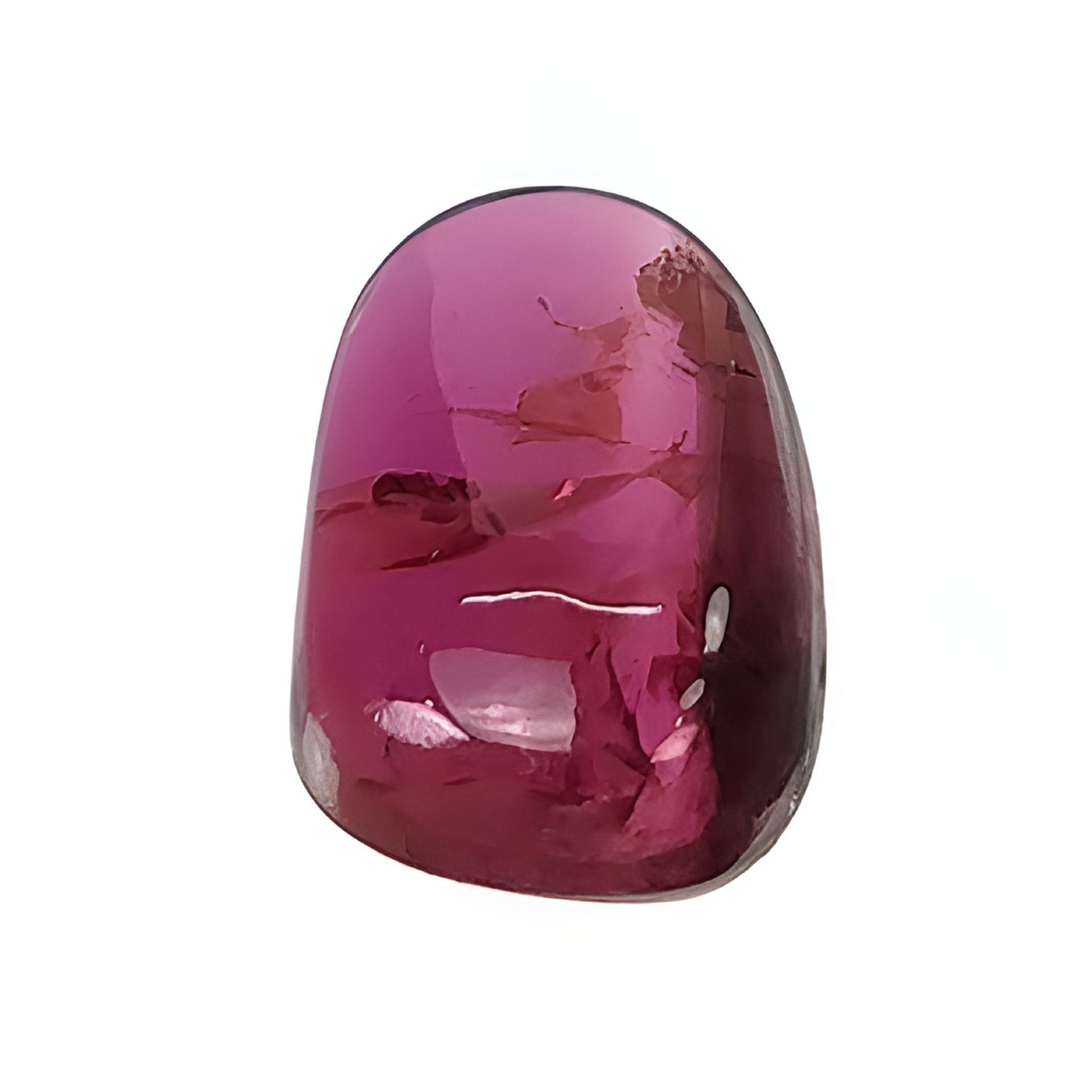 tourmaline uneven cabochon