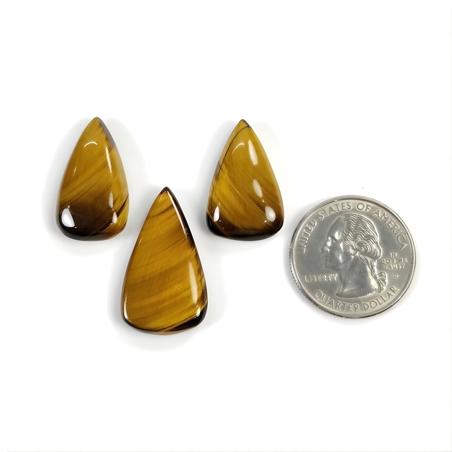 Tigerauge-Cabochon-Edelstein