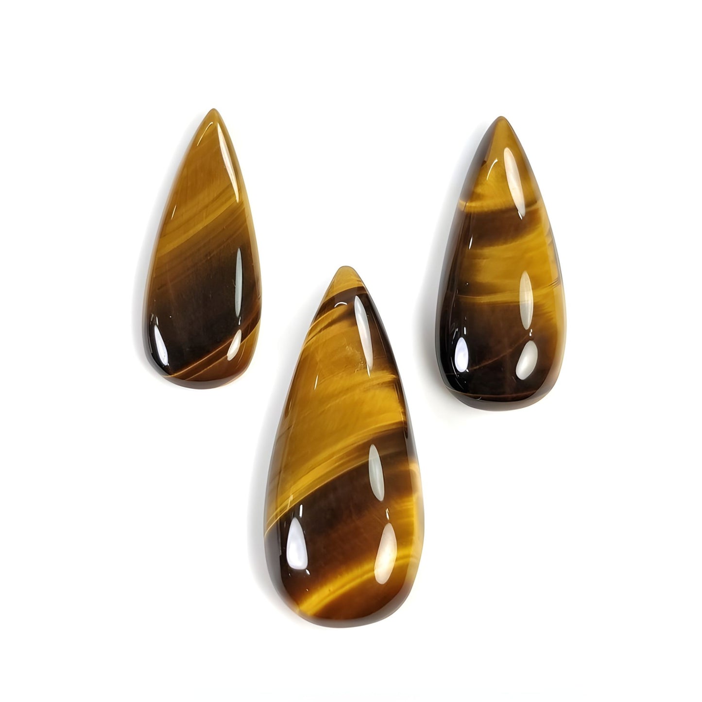 tiger eye cabochon gemstone