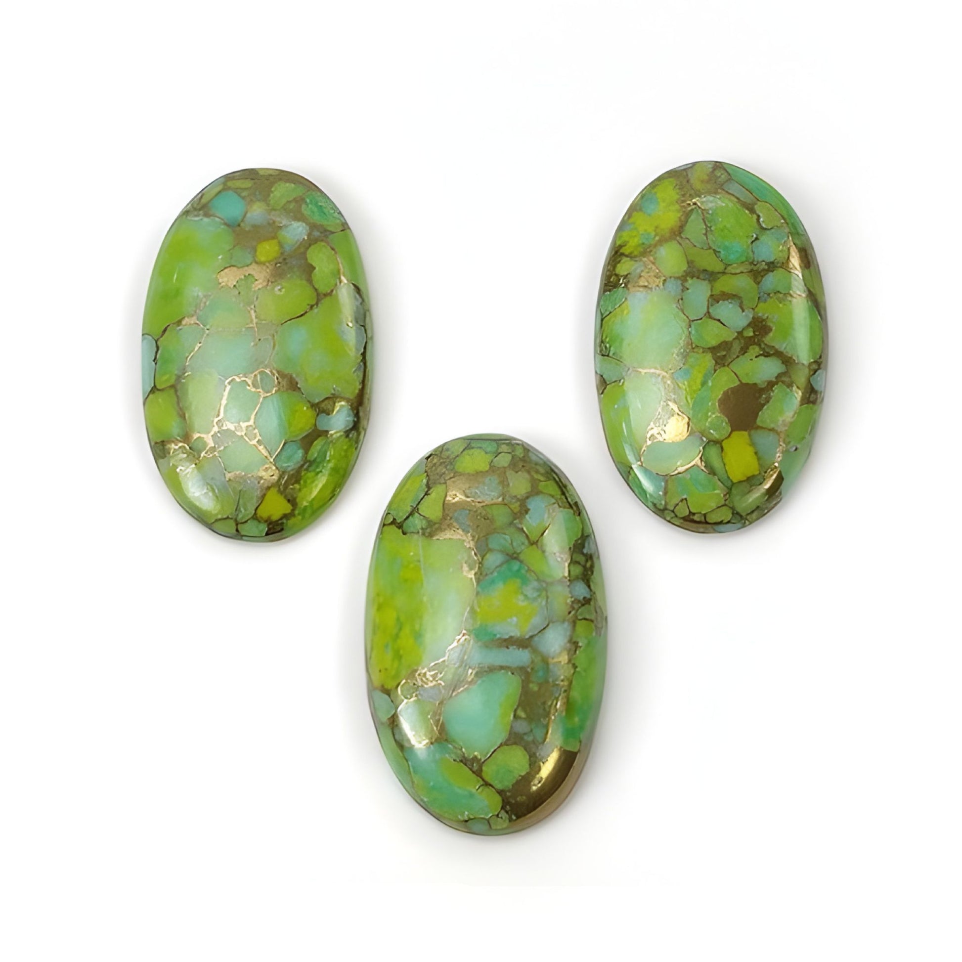 turquoise synthetic cabochon