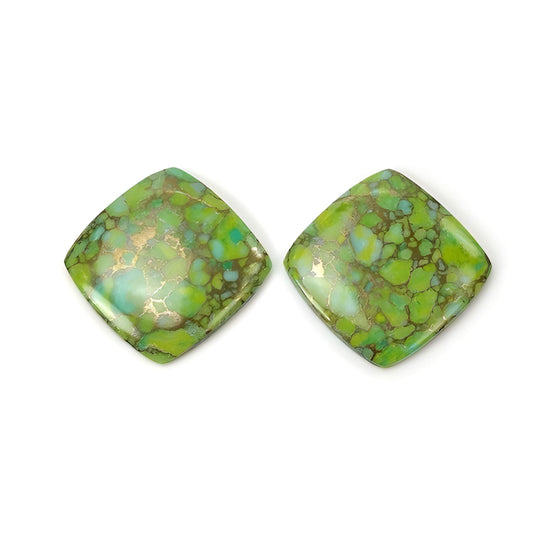 turquoise synthetic cabochon