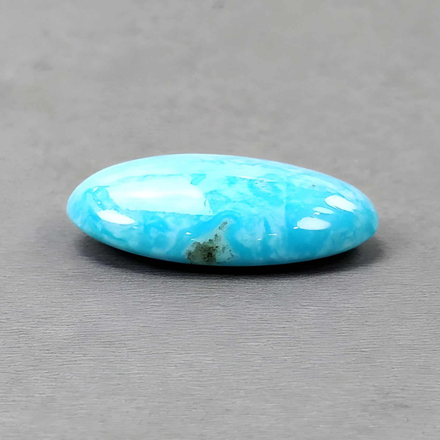 31.00cts Blue Arizona Turquoise Natural Gemstone Cabochon Oval Shape