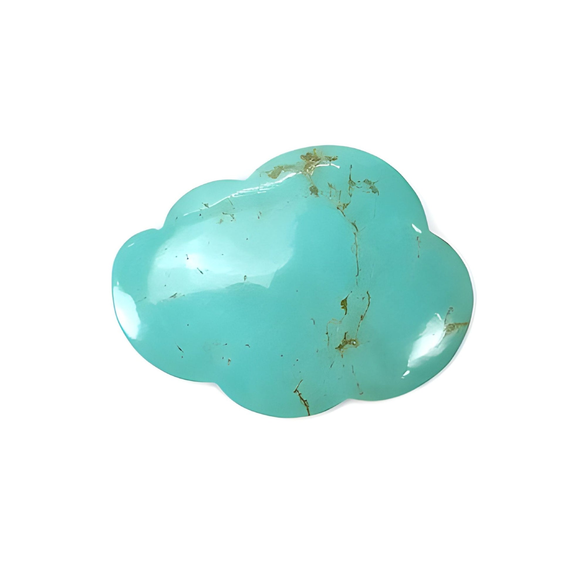 Turquoise Cloud Shape Caving