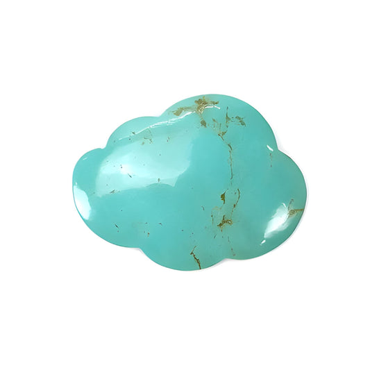 Turquoise Cloud Shape Caving