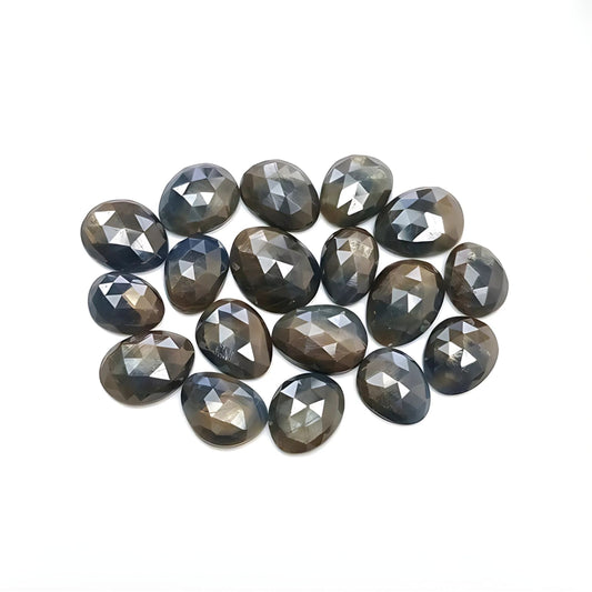 multi sapphire egg shape carving