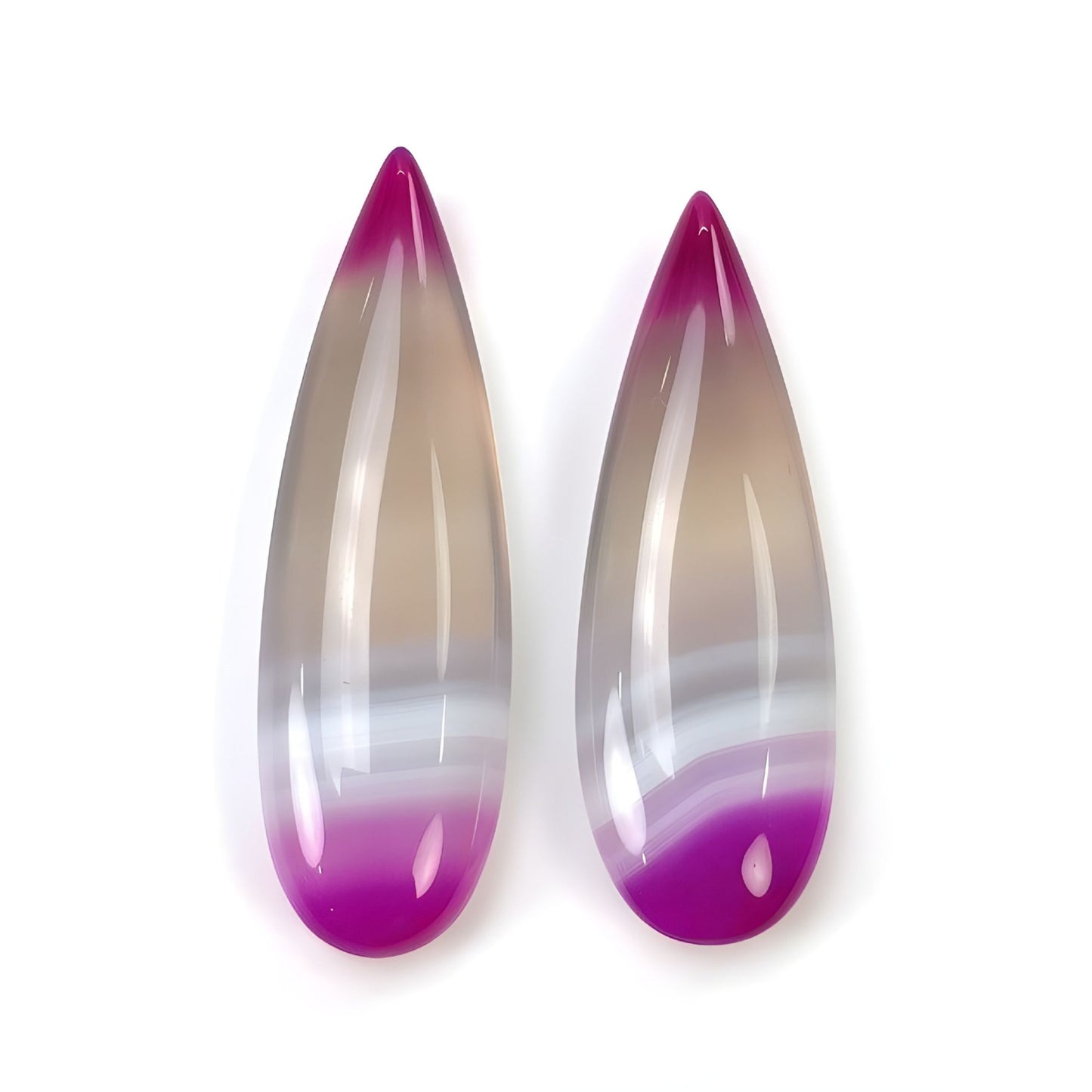 agate pear shape cabochon