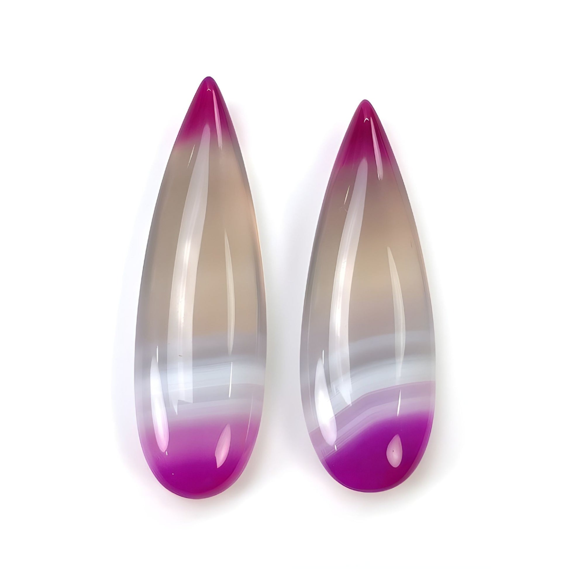 agate pear shape cabochon