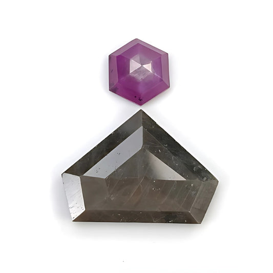 sapphire fancy step cut