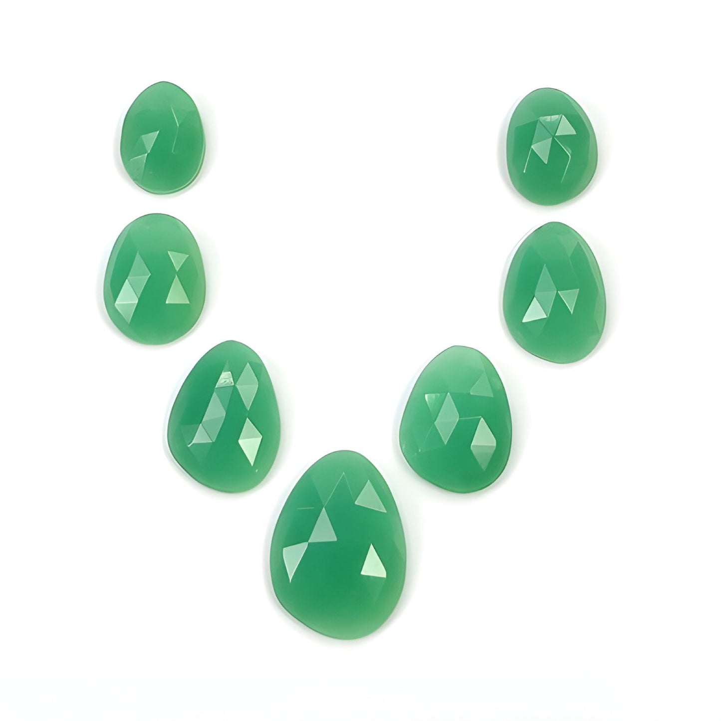 Chrysoprase Fancy Shape Rose Cut