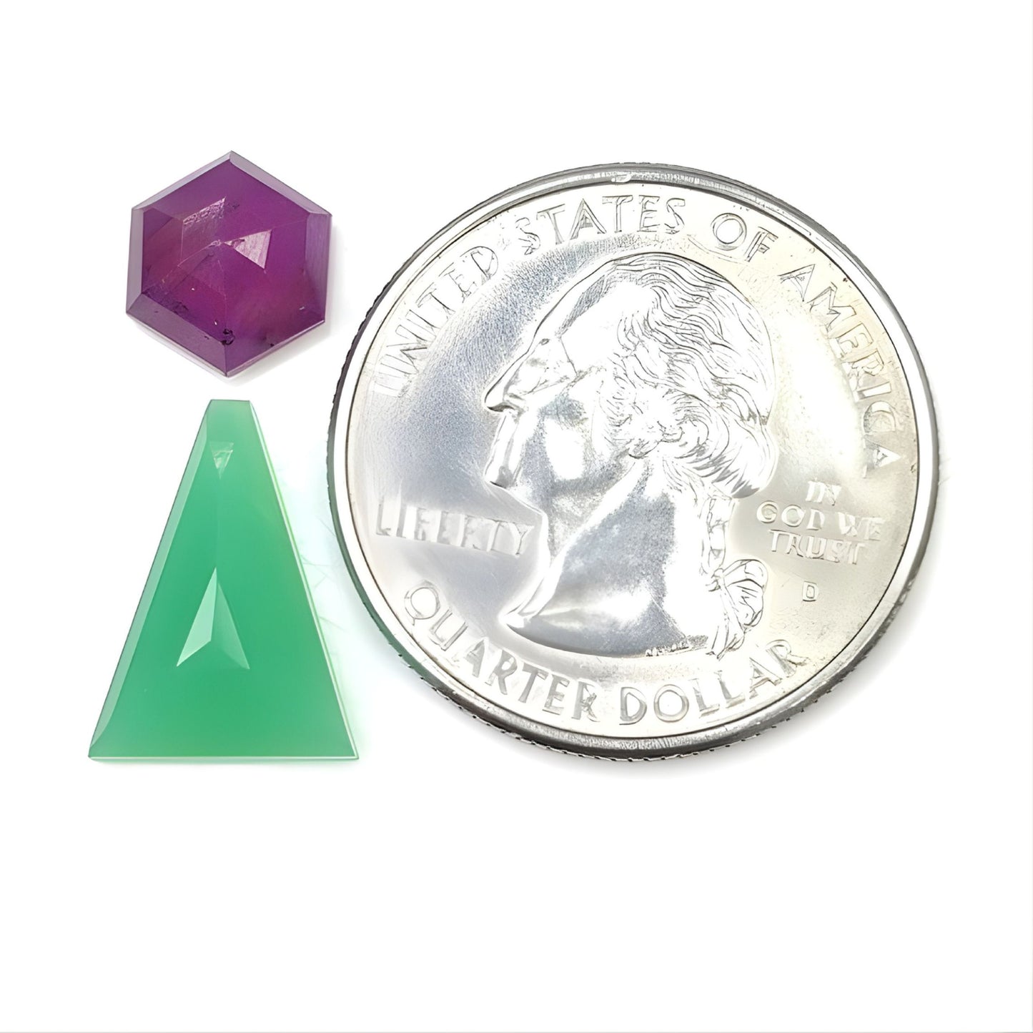 Chrysopras, Saphir für Schmuck