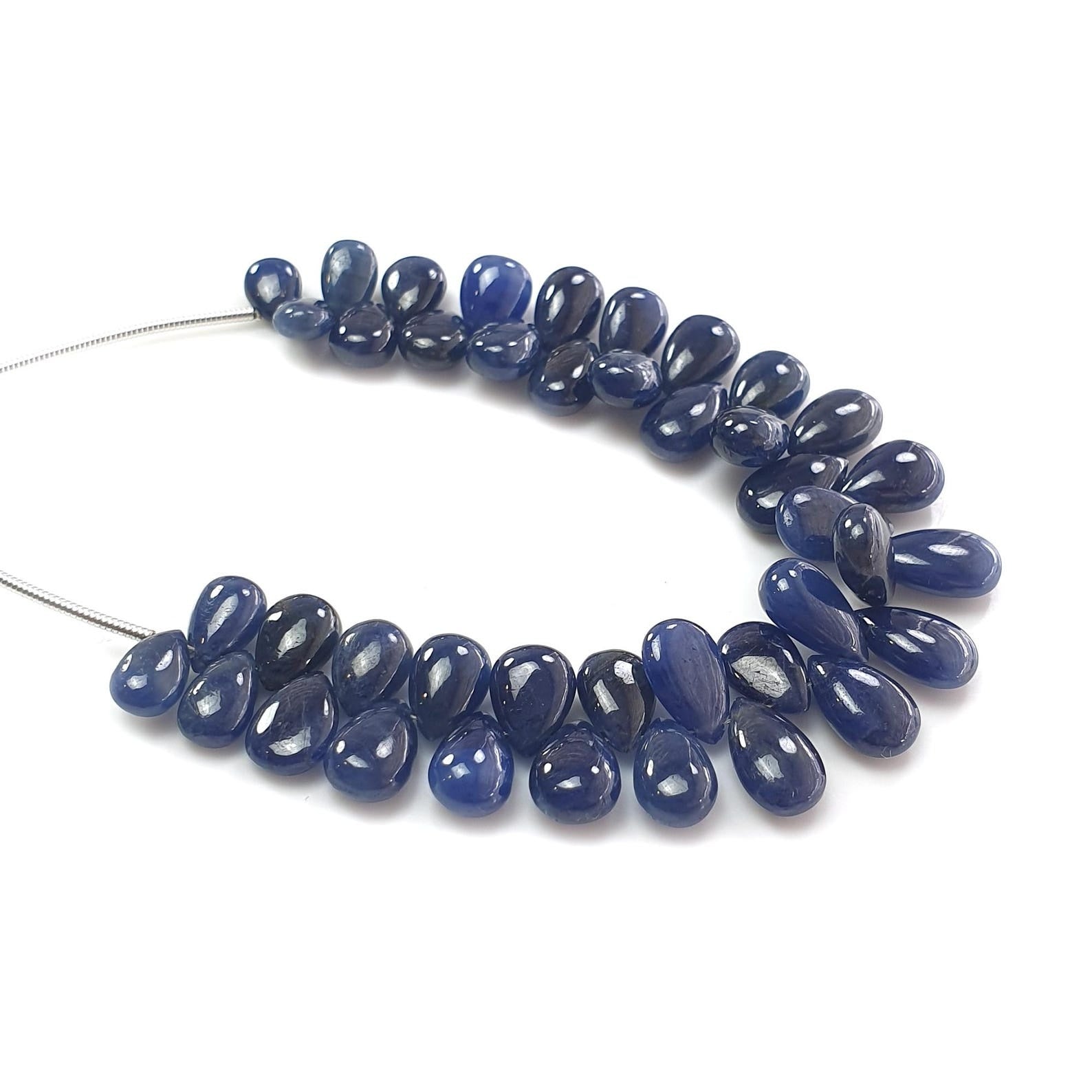 Blue Sapphire Plain Loose Beads