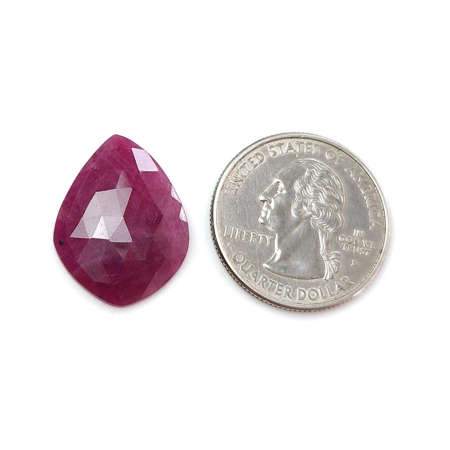 12.80cts Natural Untreated Ruby Gemstone Rose Cut Slices Fancy Shape
