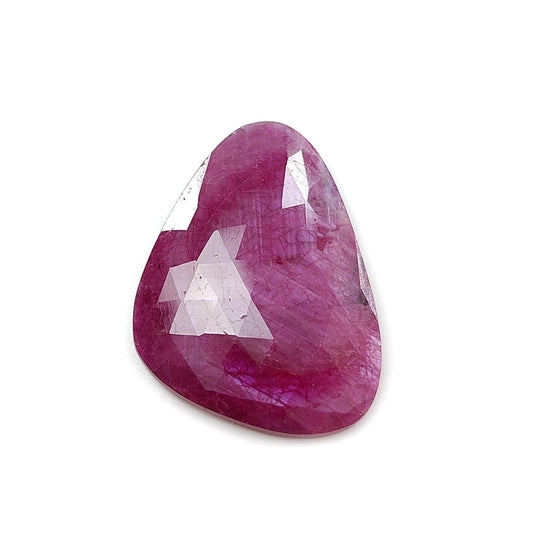 20.50cts Natural Untreated Ruby Gemstone Rose Cut Slices Fancy Shape