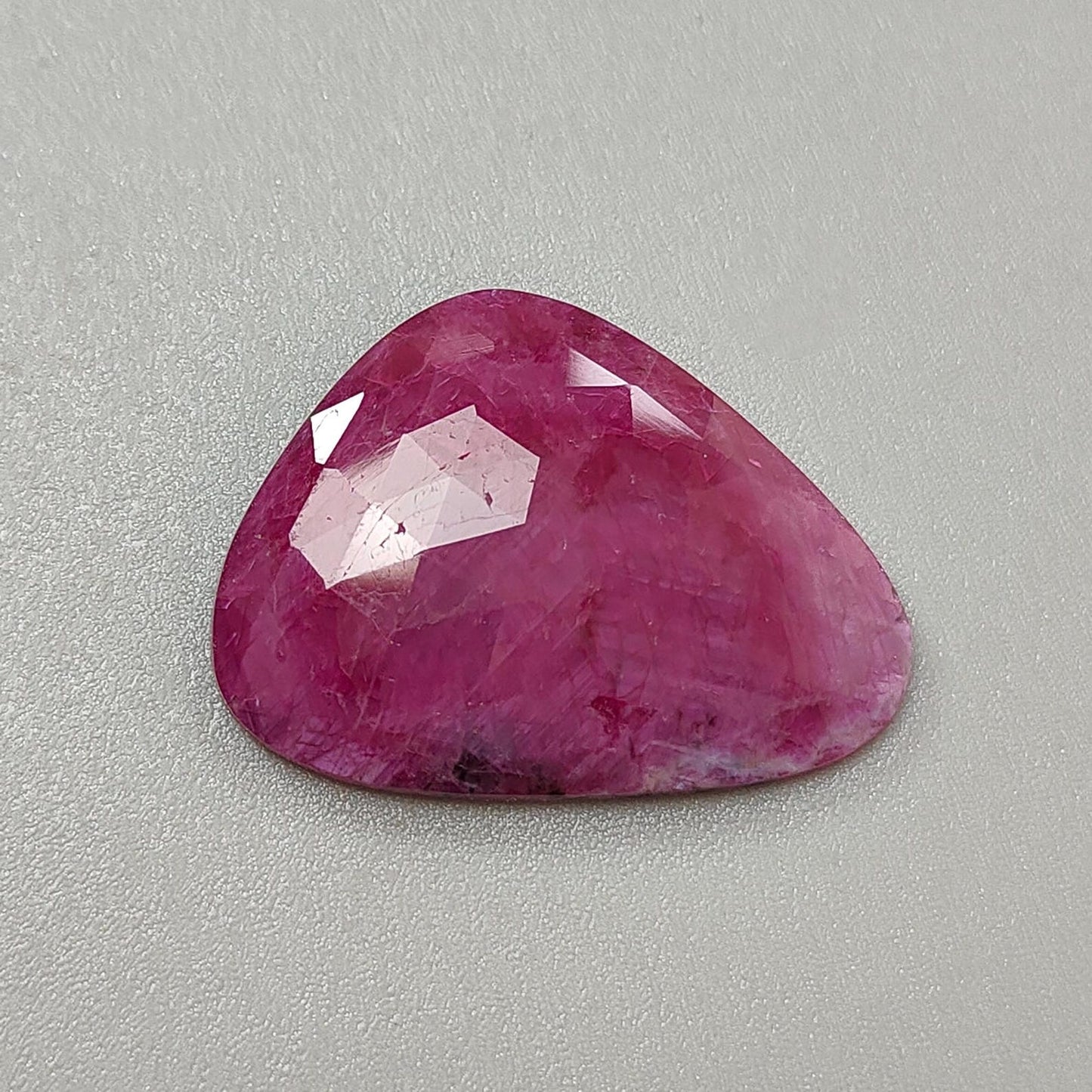 20.50cts Natural Untreated Ruby Gemstone Rose Cut Slices Fancy Shape