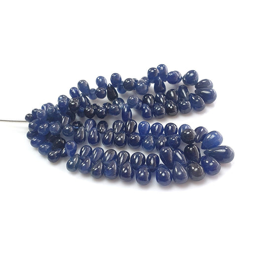 Blue Sapphire Plain Loose Beads