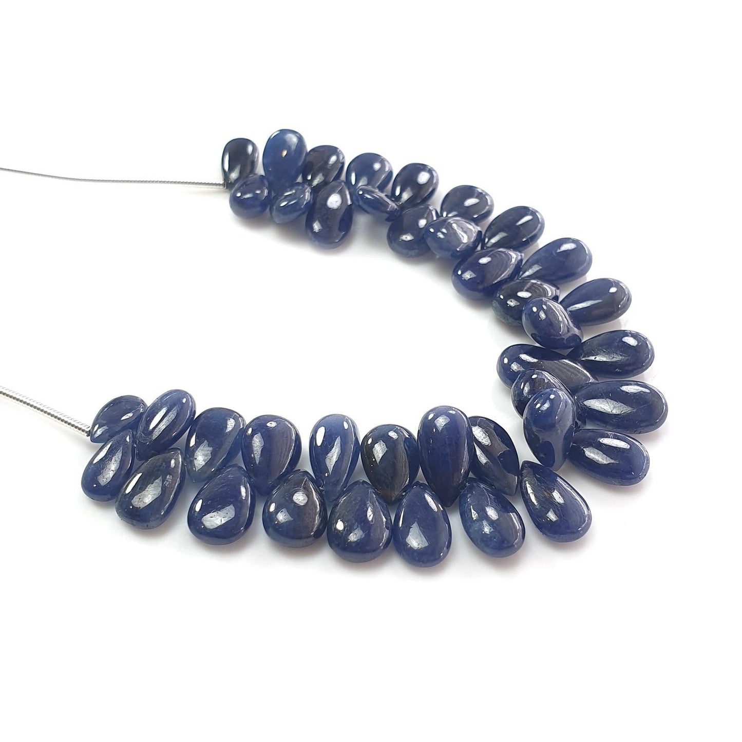 Blue Sapphire Plain Loose Beads