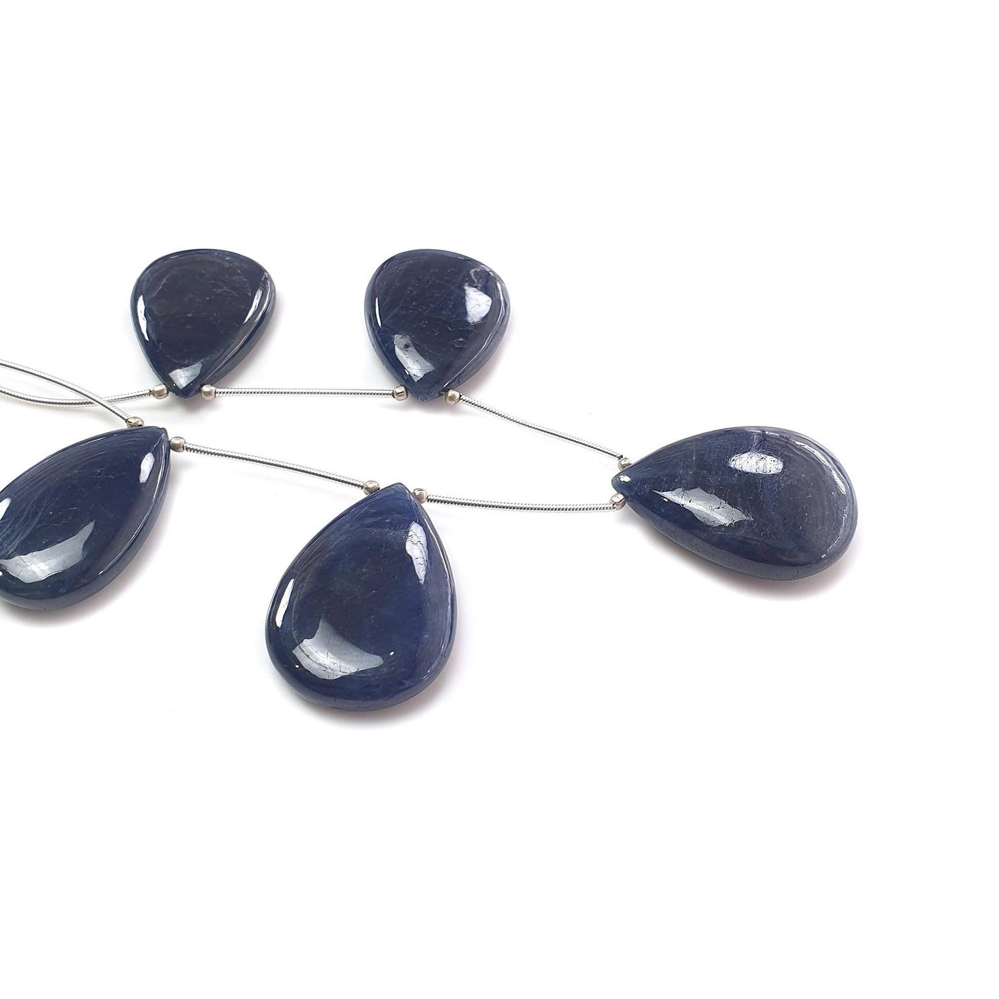 Blue Sapphire Plain Loose Beads 