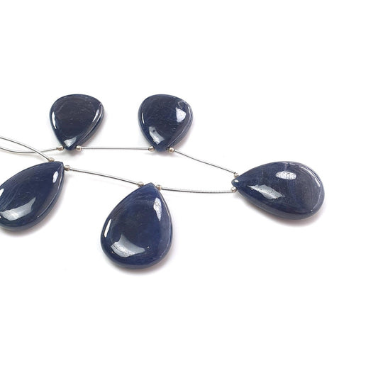 Blue Sapphire Plain Loose Beads 