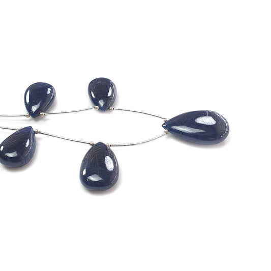 Blue Sapphire Plain Loose Beads 
