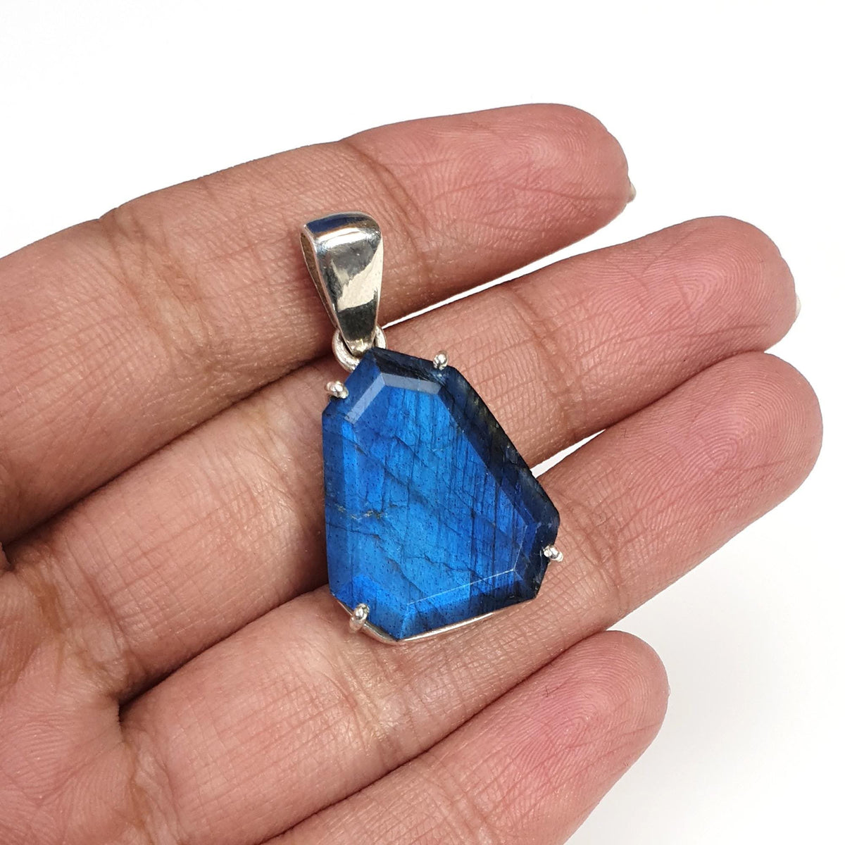 Natural Labradorite Pendant