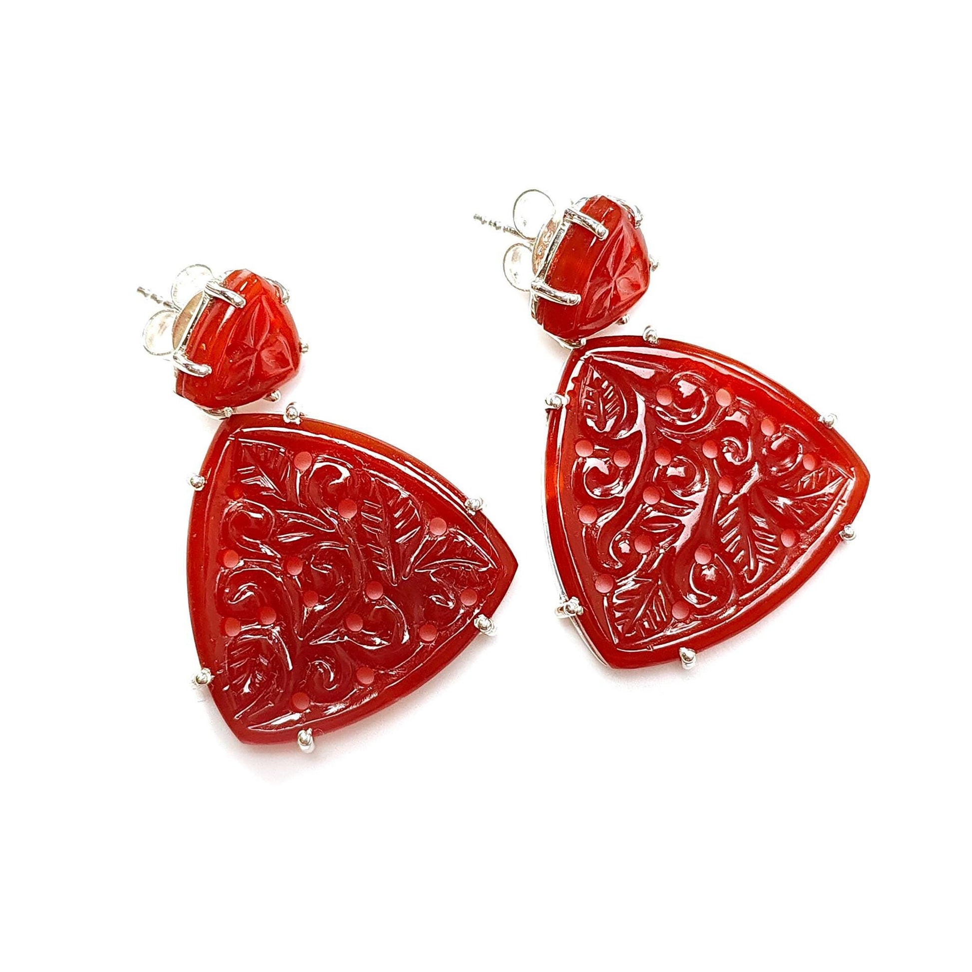 boucle d'oreille en argent