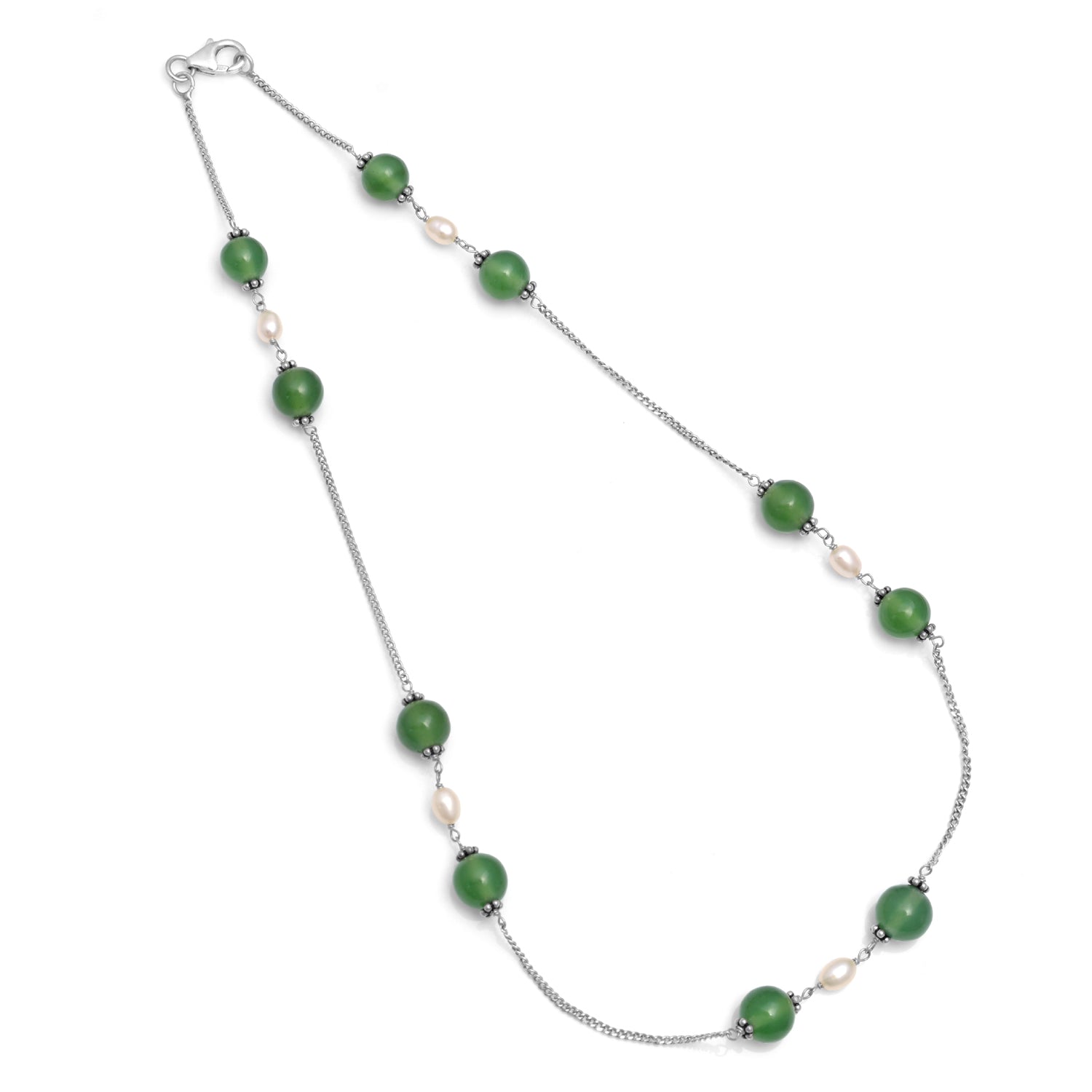 Serpentine Gemstone Necklace