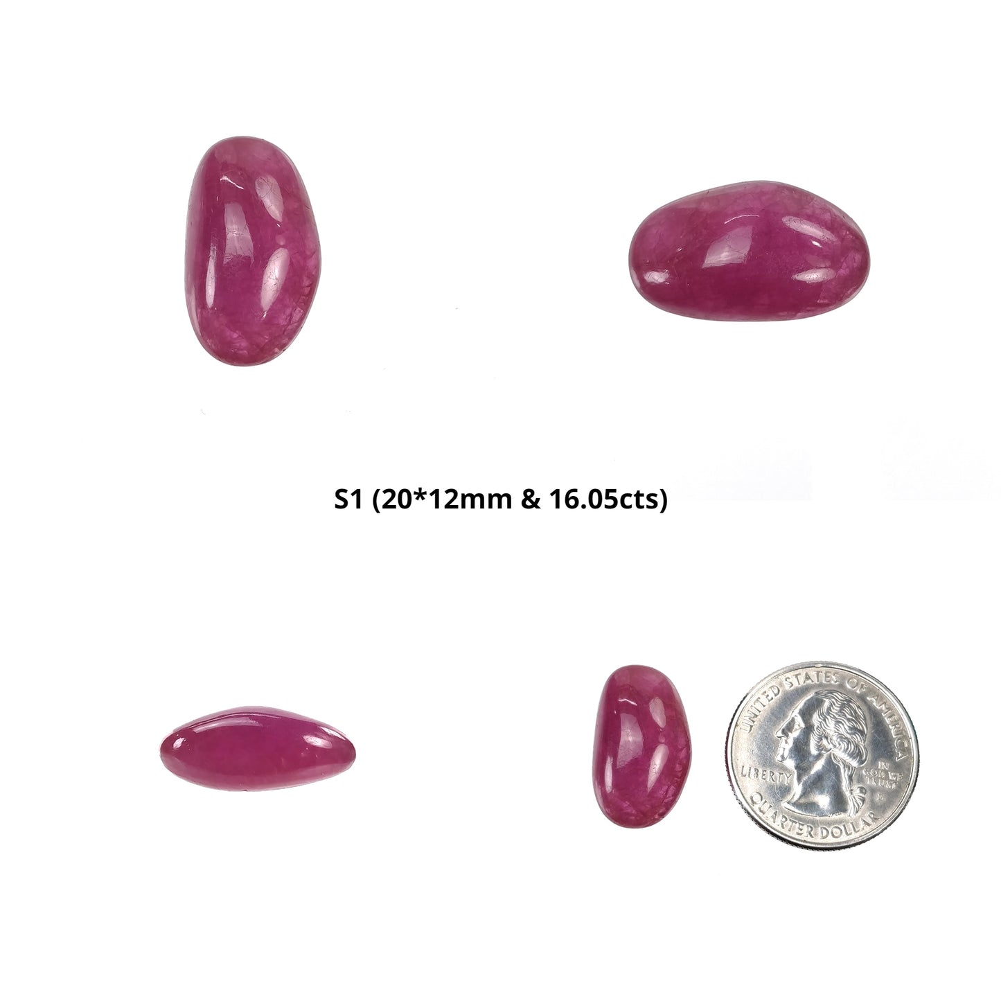 Pink TOURMALINE Gemstone Tumble : Natural Untreated Tourmaline Uneven Shape Cabochon