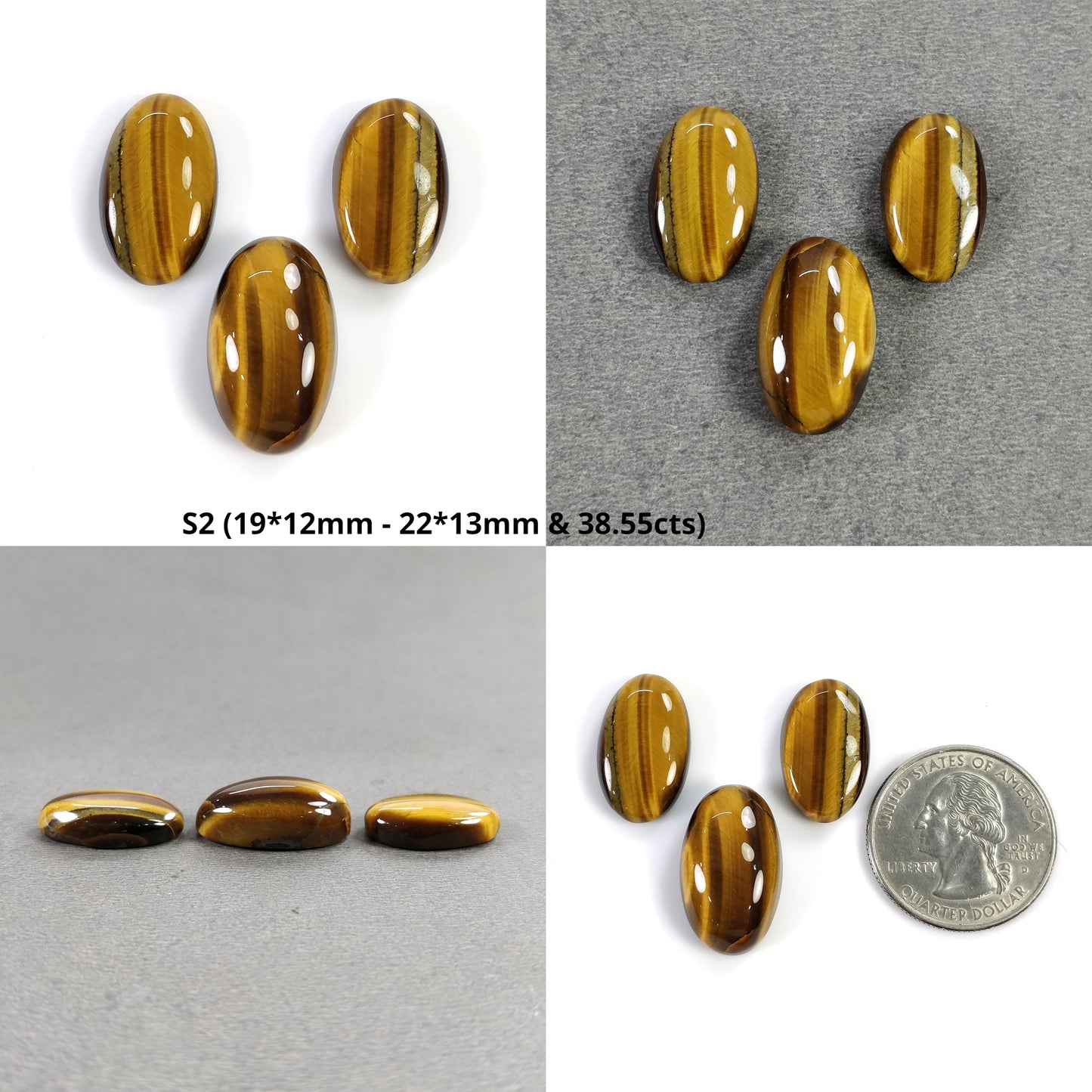Oval Tiger eye