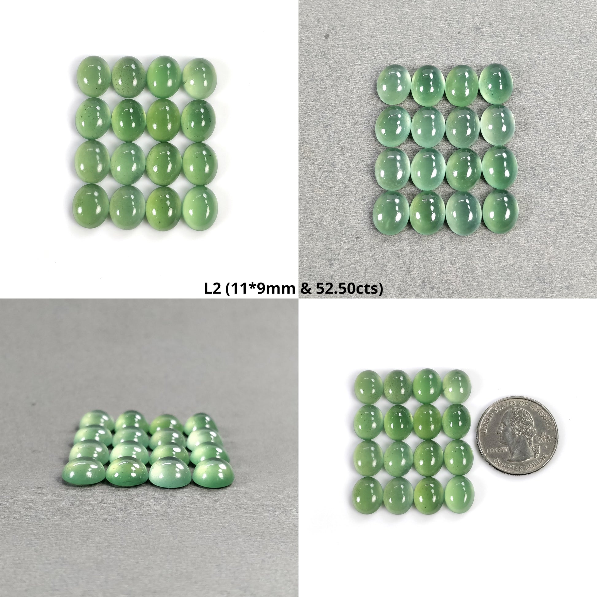 Antigorite Serpentine Cabs