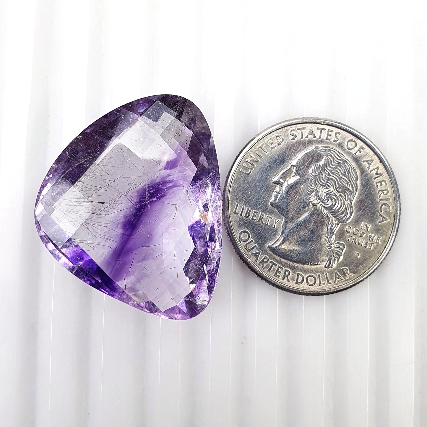 Checker Cut Amethyst