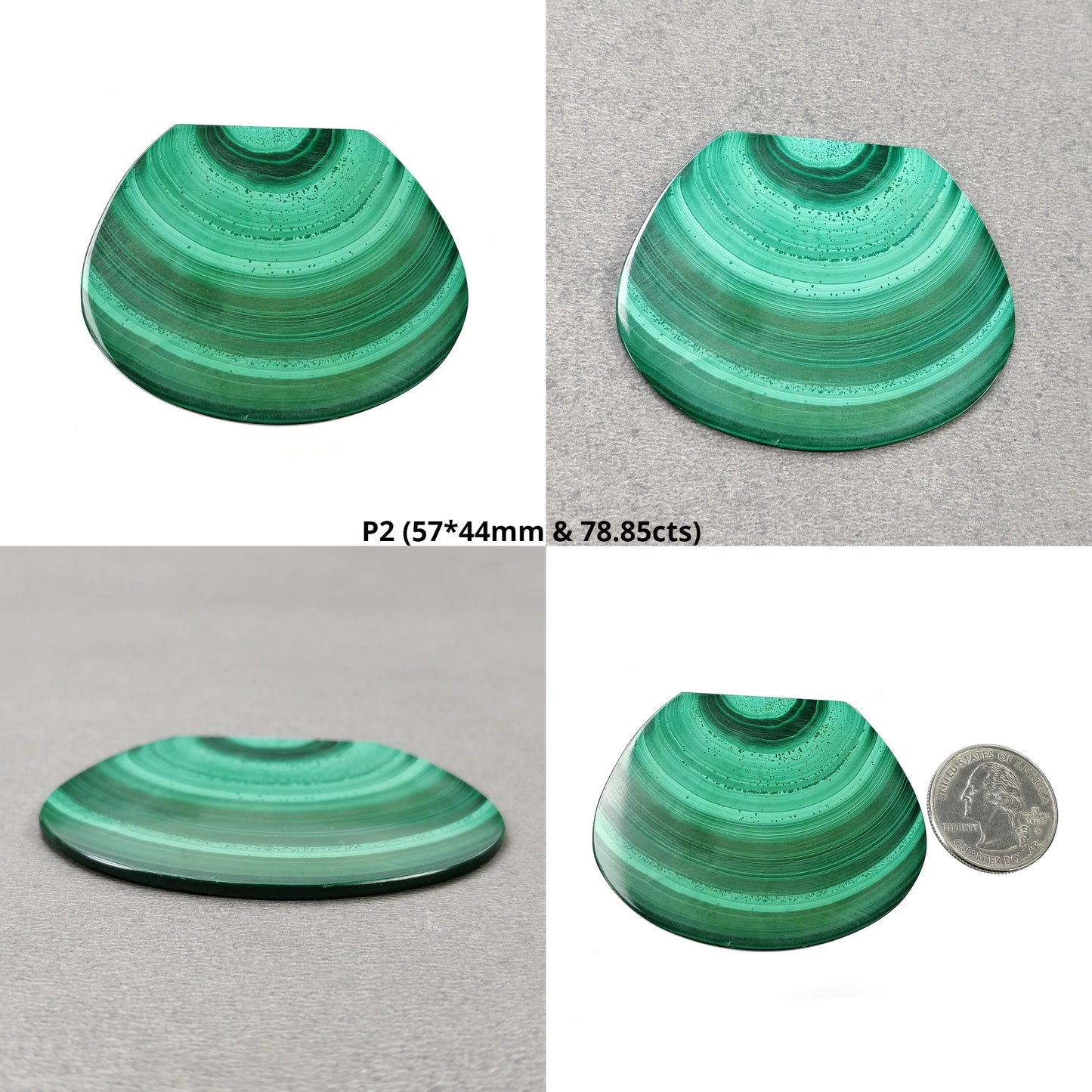 Uneven Shape Malachite