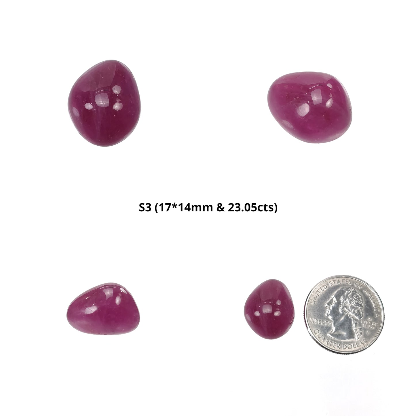 Pink TOURMALINE Gemstone Tumble : Natural Untreated Tourmaline Uneven Shape Cabochon