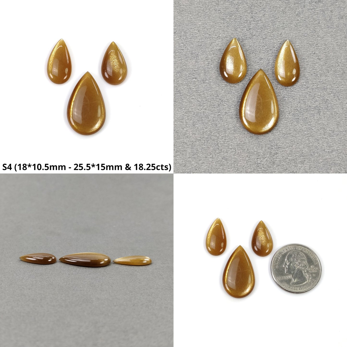 Yellow Fire Moonstone