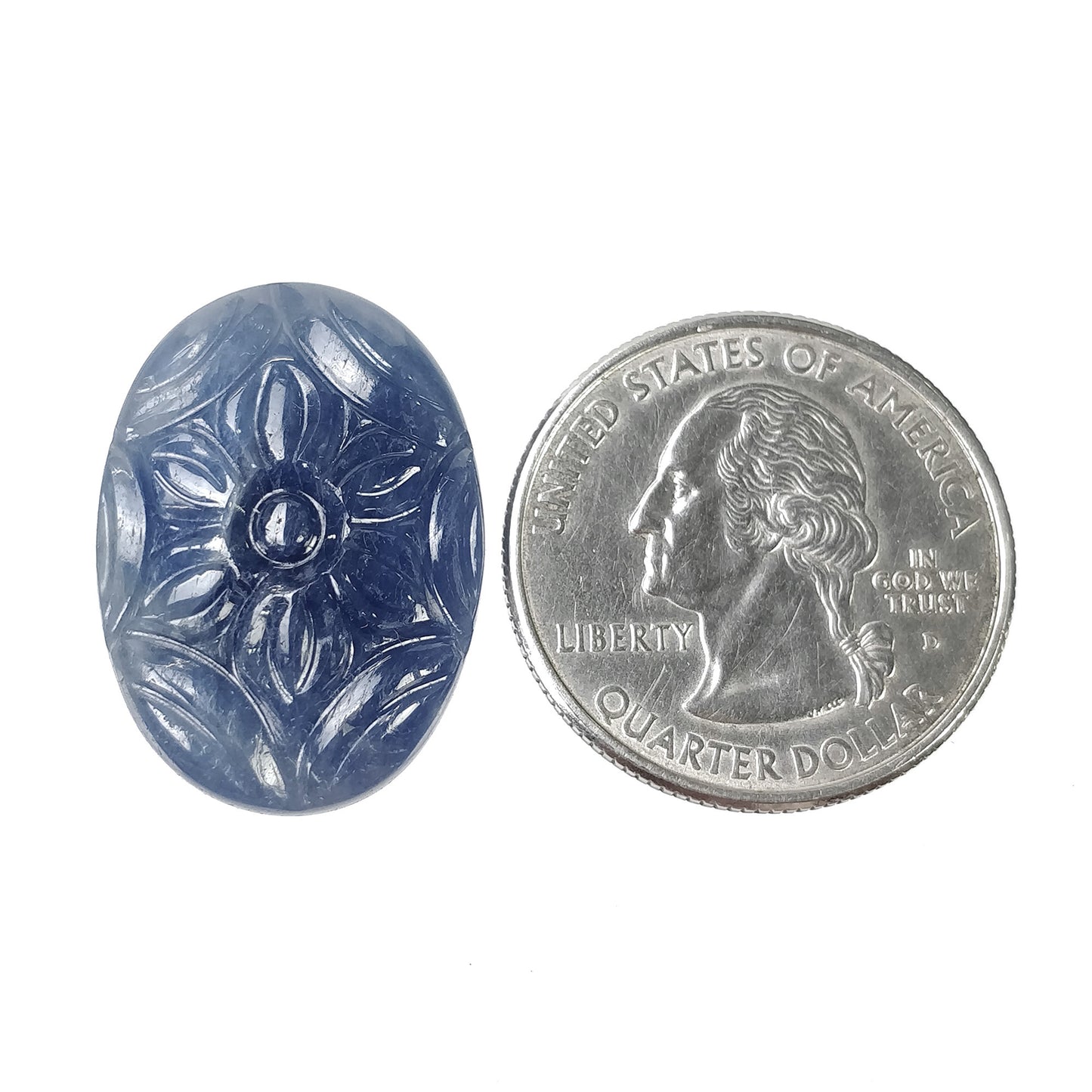 Hand Carved Sapphire