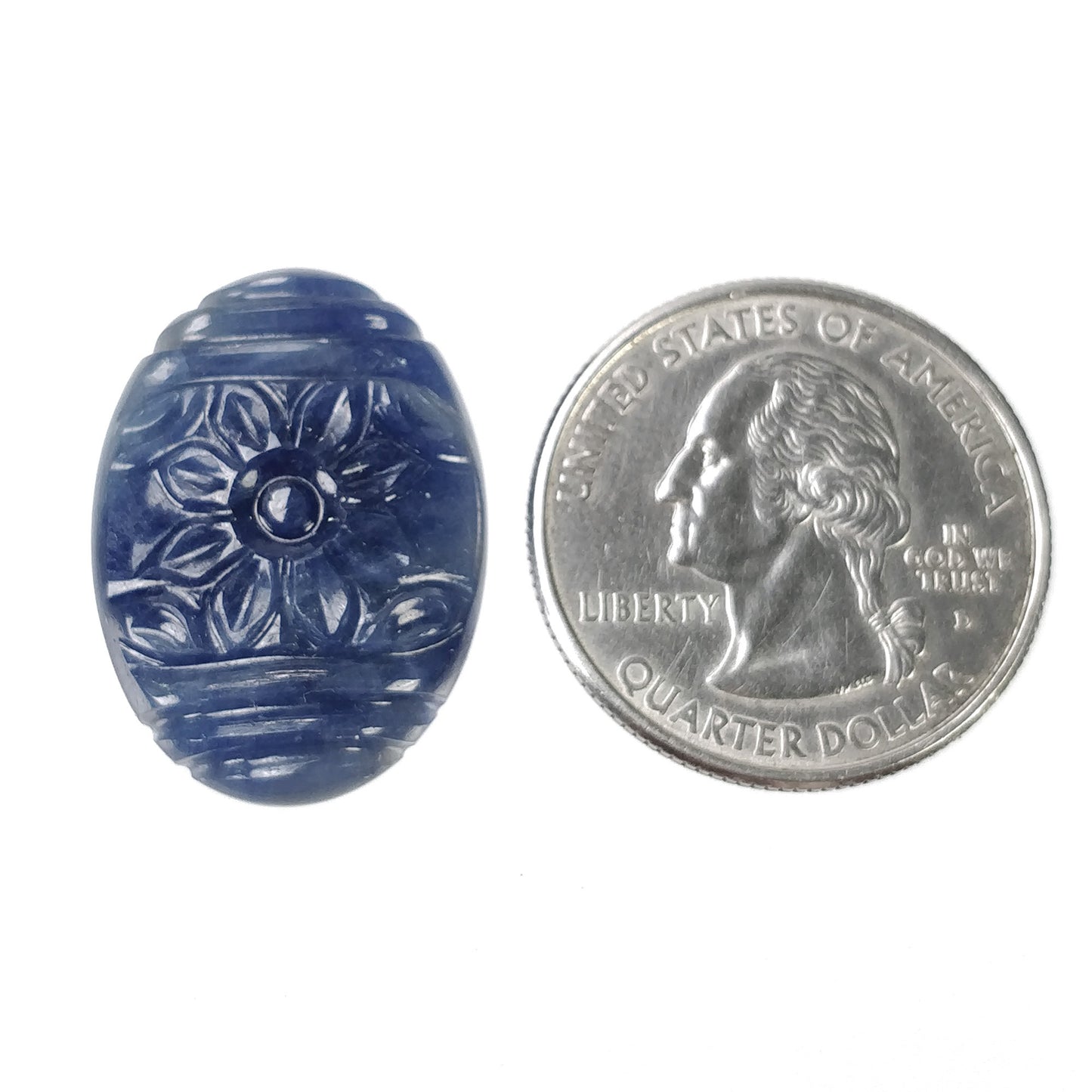 Hand Carved Sapphire