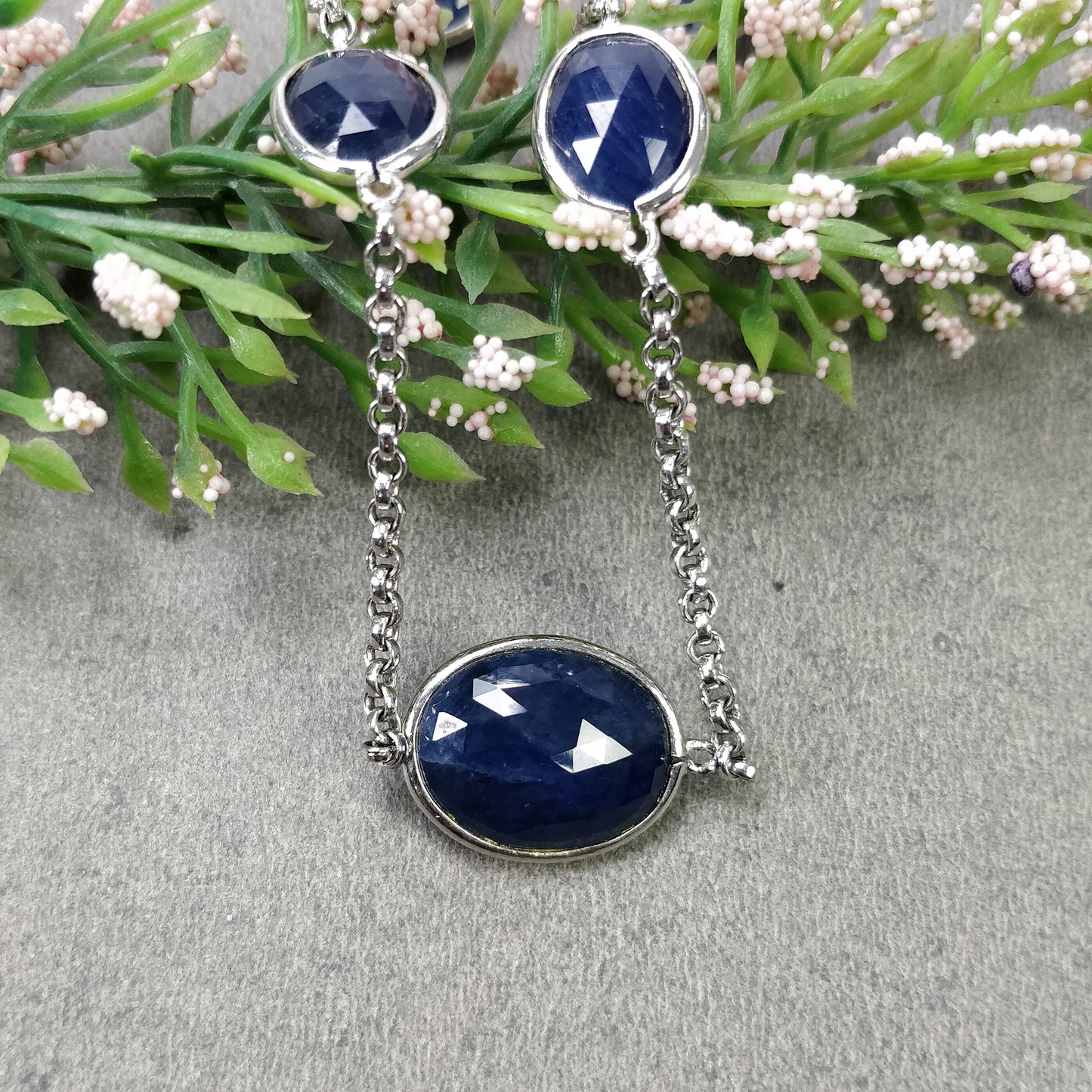 Blue Sapphire Necklace