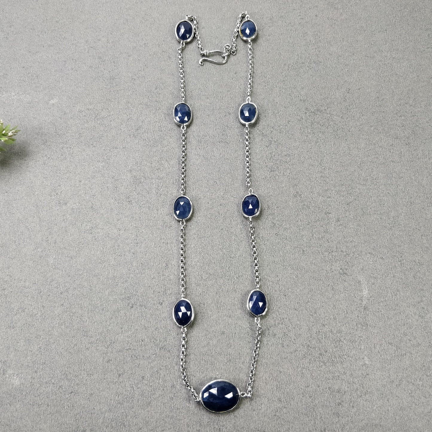 Blue Sapphire Necklace