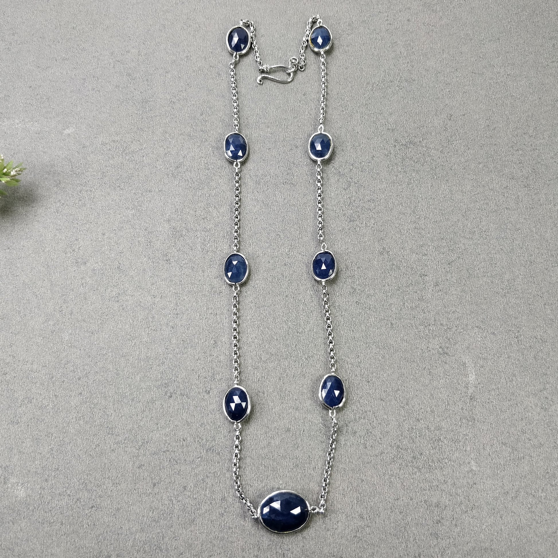 Blue Sapphire Necklace